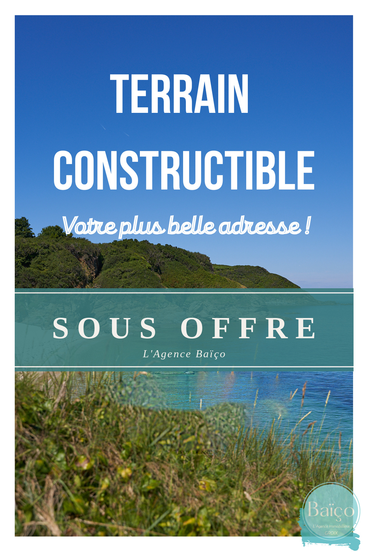 Terrain constructible à vendre à Groix, 467 m² – photo 1 sur 1